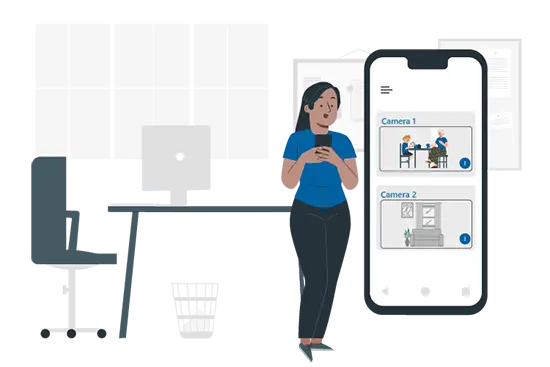 Controllare l'impianto di videosorveglianza da remoto con un'app